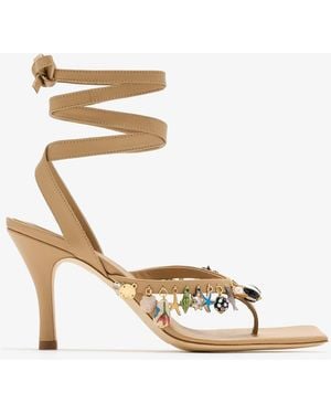 Christopher Esber Memento Charm Sandals - Metallic