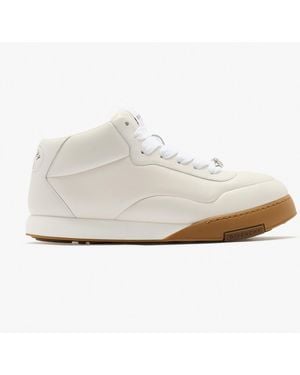 Givenchy Logo-Plaque Leather Sneakers - White