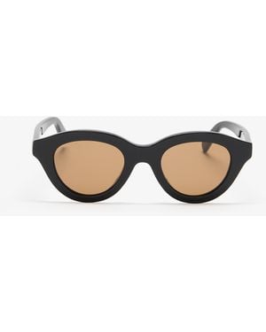 Celine Triomphe Mini 01 Round Sunglasses - Natural