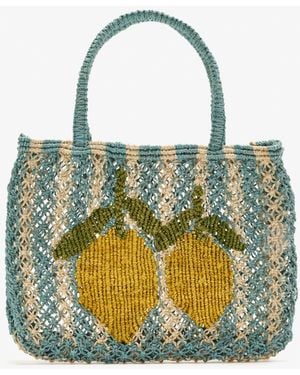 The Jacksons Tracy 2 Lemons Tote Bag - Blue