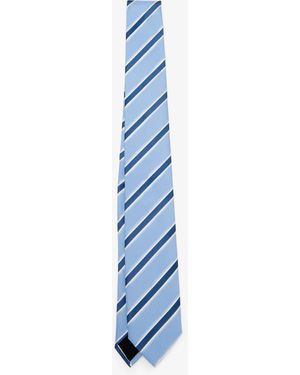 BOSS Striped Tie - Blue