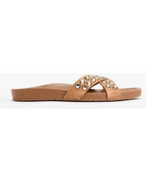 Pedro Garcia Analis Criss-Cross Sandals - White