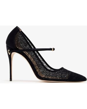Jennifer Chamandi Lorenzo 105 Pumps - Black