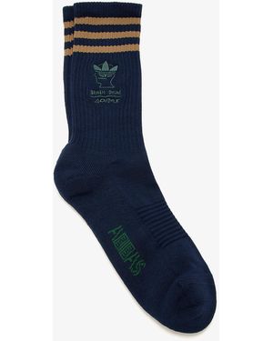adidas X Brain Dead Socks - Blue