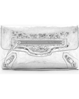 Balenciaga Le City Clutch - White