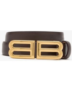 Balenciaga Bolero Bb Belt - Brown