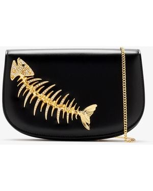 Giuseppe Zanotti Slim Clutch Bag - Black