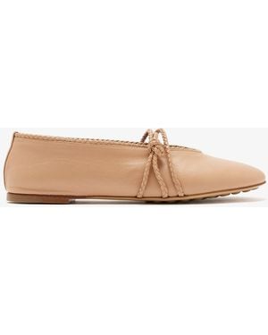 Bottega Veneta Rosa Mary-Jane Ballerinas - White