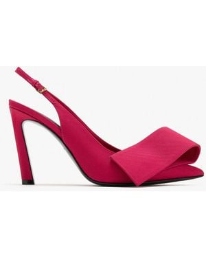 Givenchy Twisted Ribbon Slingbacks Pumps - Pink