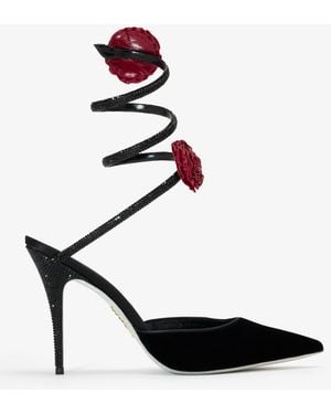 Rene Caovilla Rosalia Pumps - White