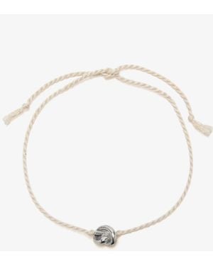 Bottega Veneta Friendship Bracelet - White