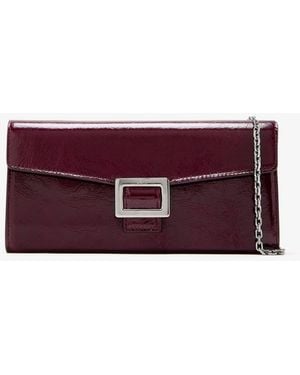 Roger Vivier Belle Vivier Chain Wallet - Purple