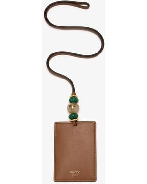 Jimmy Choo Sphere Card Holder - White