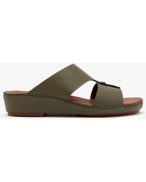 Seventy Six Buckle Sandals - Green