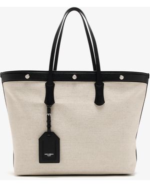 Dolce & Gabbana Atene Shopping Bag - Natural