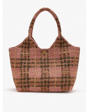 Burberry Small Margate Tote Bag - Brown