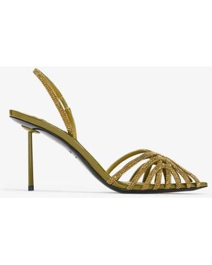 Le Silla Divina Embrace Sandals - Metallic