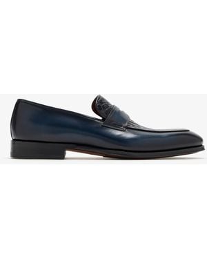 Magnanni Harrods Penny Loafers - Blue