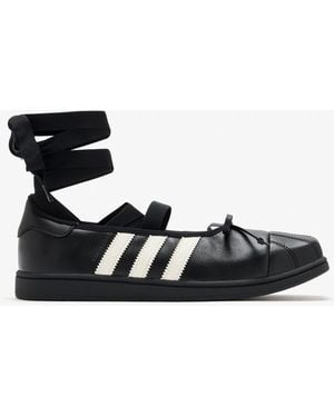 adidas Jennie Superstar Sq Ballet Sneakers - Black