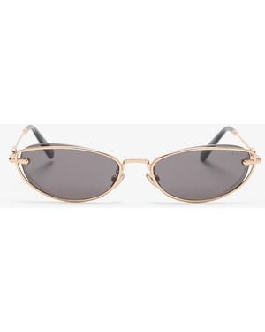 Dior Petit Cd B1U Oval Sunglasses - White