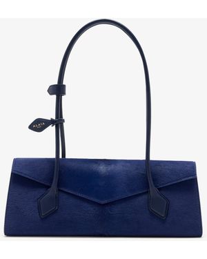 Alaïa Le Teckel Flap Medium Bag - Blue