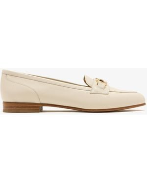 Ferragamo Gancini Loafers - White