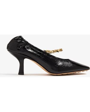Bottega Veneta Sharp Chain Pumps - Black