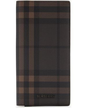 Burberry City Check Continental Wallet - Black