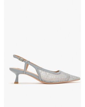 Nicoli Mysha Slingback Pumps - White