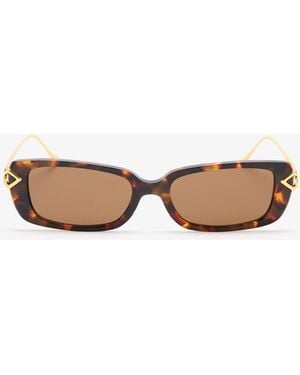 Karen Wazen Zina Sunglasses - White