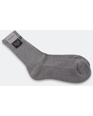Balenciaga Logo Socks - Gray