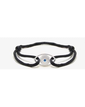 Common Lines Eye Element Bracelet - White