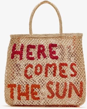 The Jacksons Here Comes The Sun Large Tote Bag - Red