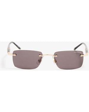 Montblanc Rectangular Sunglasses - Metallic