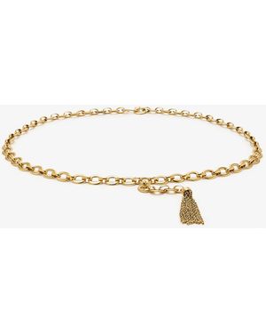 Chloé Pompoms Belt - Natural