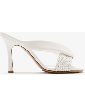 Bottega Veneta Riva Mules - White