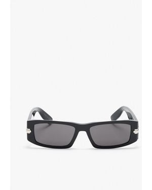 Dior Blacksuit Xl S5I Rectangular Sunglasses - Gray