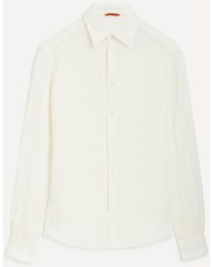 Barena Maridola Net Cotton-Linen Shirt - White