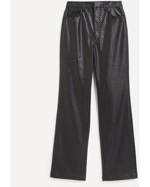 ROTATE BIRGER CHRISTENSEN Braided Straight Trousers - Grey