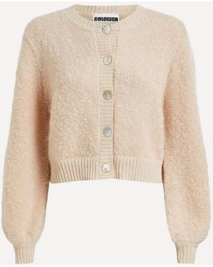 Crush Jackson Boucle Mohair Cardigan - Natural