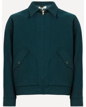 Nudie Jeans Blake Wool Jacket Racing - Green