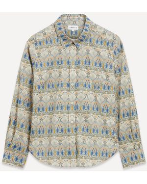 Liberty Ianthe Fitted Tana Lawn Cotton Shirt - Blue