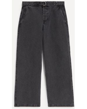 Our Legacy Stern Chino Relaxed Straight Pants - Gray