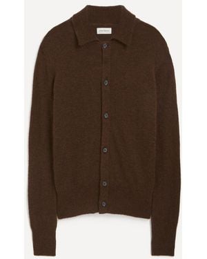 Oliver Spencer Britten Knitted Cardigan - Brown