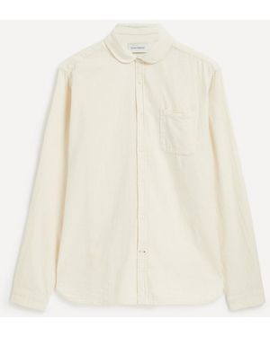 Oliver Spencer Eton Rounded Collar Cotton Shirt - White