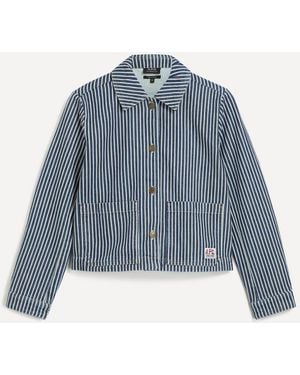 A.P.C. A. P.C. Frida Striped Jacket - Blue