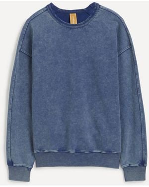 FRIZMWORKS Og Vintage-Washed Sweatshirt - Blue