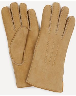 Dents 'Nancy Lambskin Leather Gloves Small - Natural