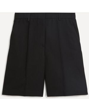 TOTEME Women's Straight Tailored Shorts - Black