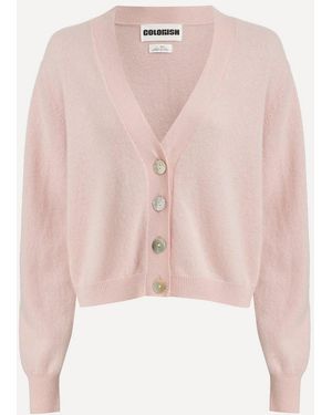 Crush Acai Cashmere Cardigan - Pink